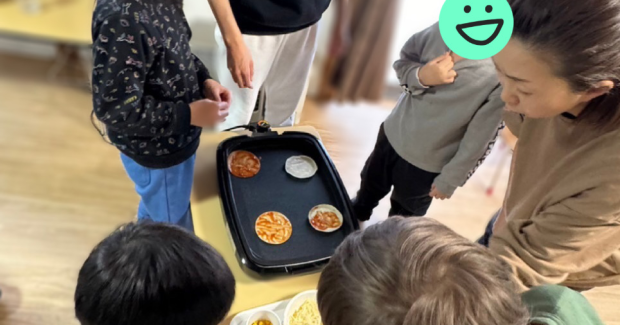 おやつ作り～ピザ編～